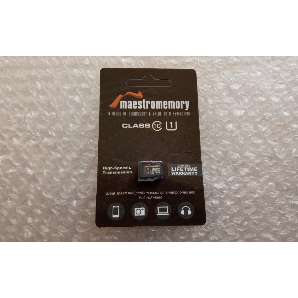 Memori Card MMC maestromemory 128GB V-GeN Micro SD Class 10 New Segel Original Garansi Seumur Hidup