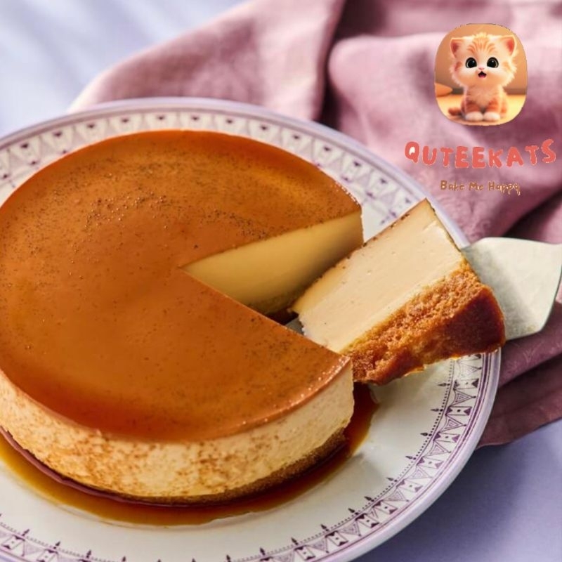 

Smooth Pudding Cake with Thick Caramel (Baked)