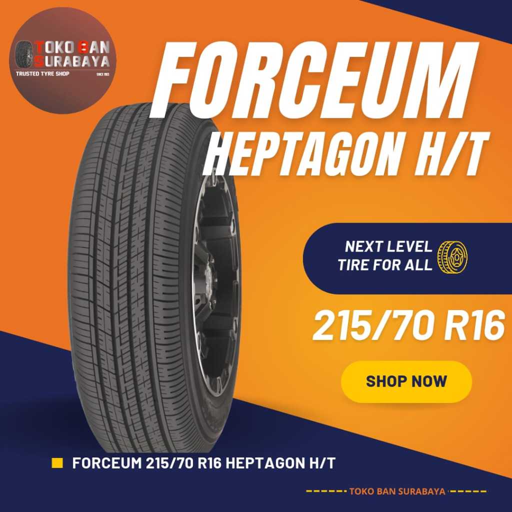 ban mobil FORCEUM 215/70 R16 21570R16 21570 R16 215/70R16 215/70/16 R16 R 16 Heptagon H/T HT