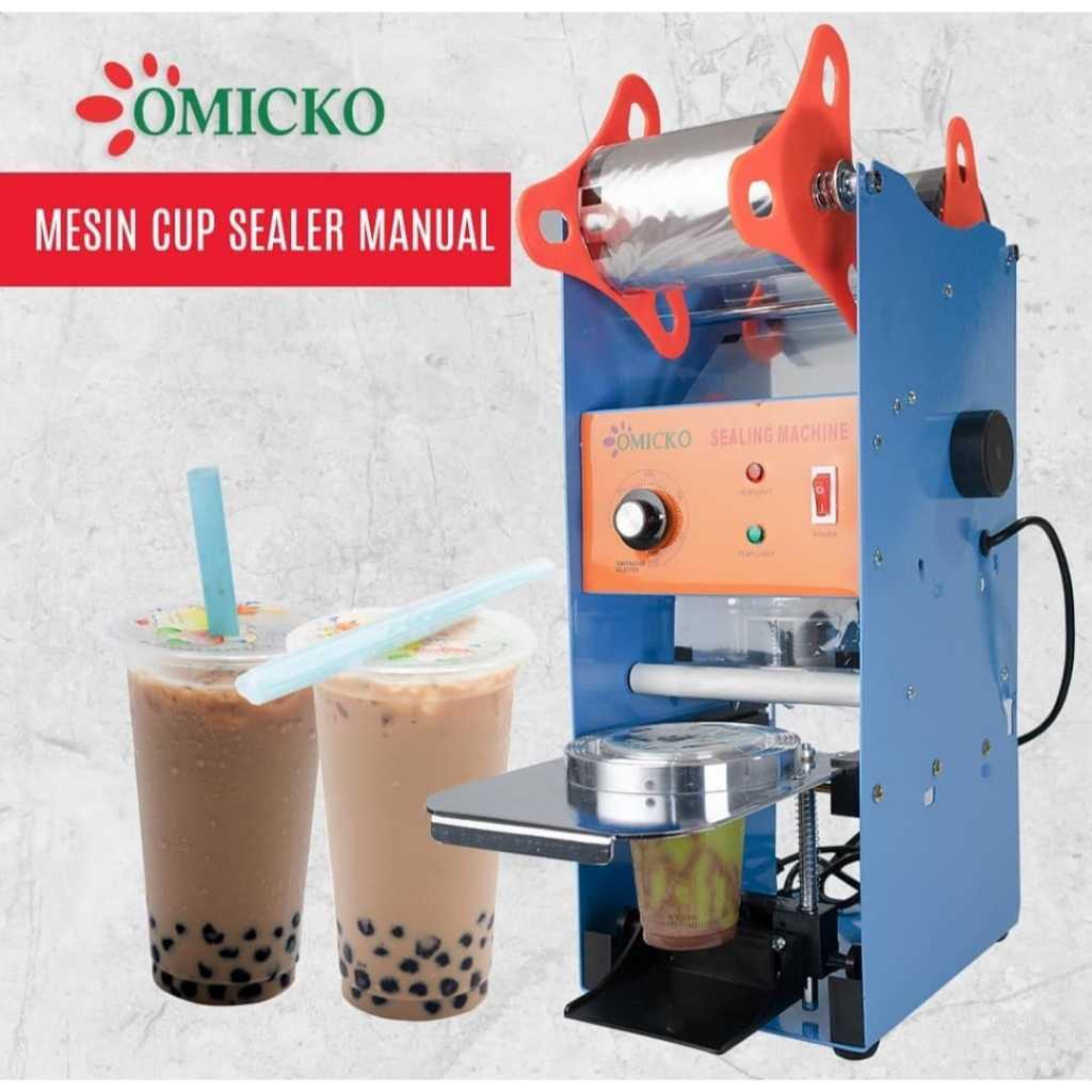 Cup Sealer Omicko C-37 Mesin Cup Sealer Press Gelas Plastik Max gelas 22oz