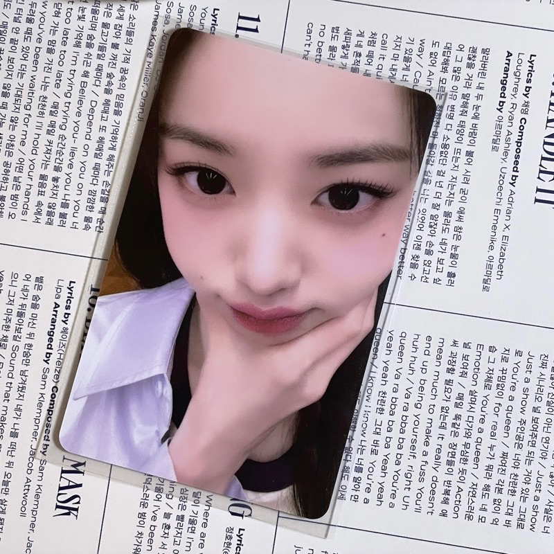 [BOOKED]Pc Wonyoung LD Withmuu Zoom Bundle Photocard Official