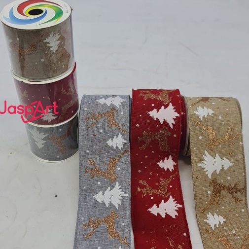 

Diskon PITA GLITTER NATAL PINGGIR KAWAT PITA PARCEL PITA CHRISTMAS PITA HIASAN CANTIK LEBAR BESAR 6,3 CM