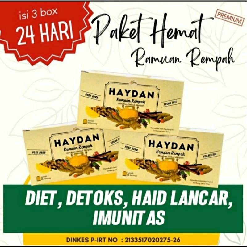 

TEH DETOX | PAKET HAYDAN RR | PAKET HEMAT | JSR | RAMUAN REMPAH