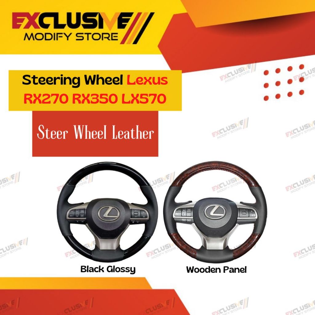 STIR LEATHER LEXUS UPGRADE FACELIFT RX270 RX350 LX570 ES GS IS LS