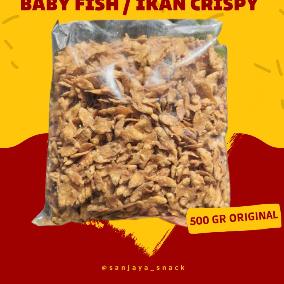 

❈Jual❁ IKAN CRISPY PEPETEK BABY FISH CRISPY 1/2 KG (500 GRAM) C88 ➢