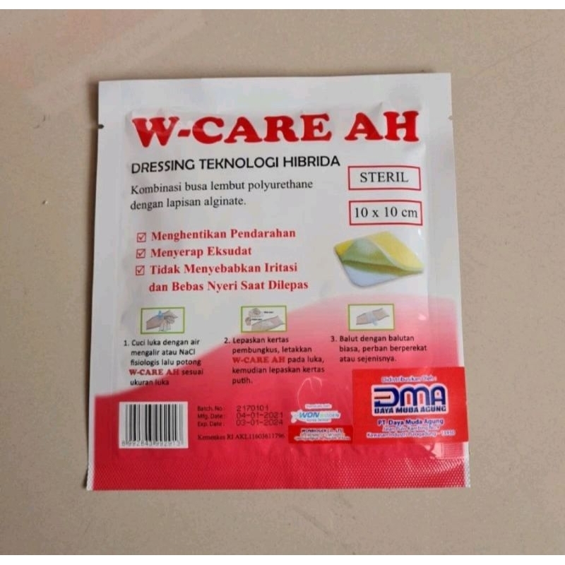 W Care AH Perban pembalut luka diabetes We Care AH
