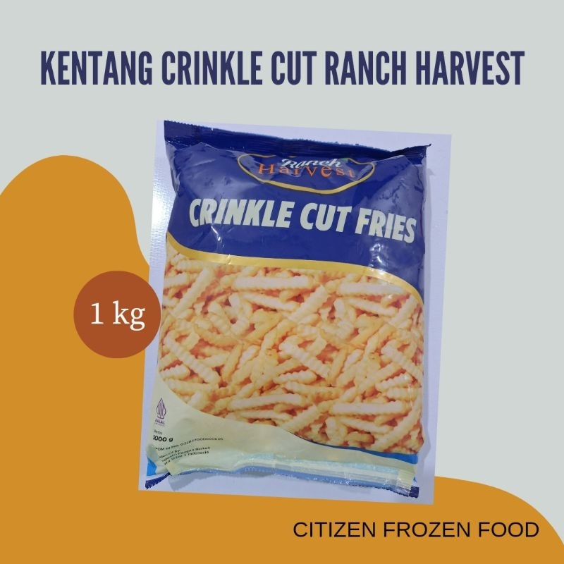 

Kentang Crinkle Cut Ranch Harvest 1 Kg