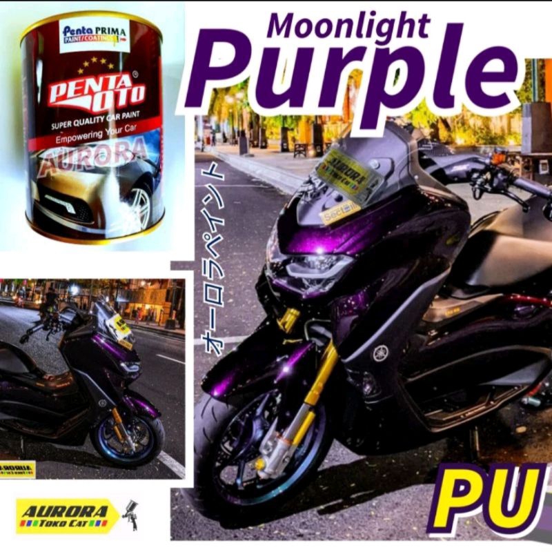 Cat PU Moonlight Purple Penta Oto Moon Light Ungu Violet