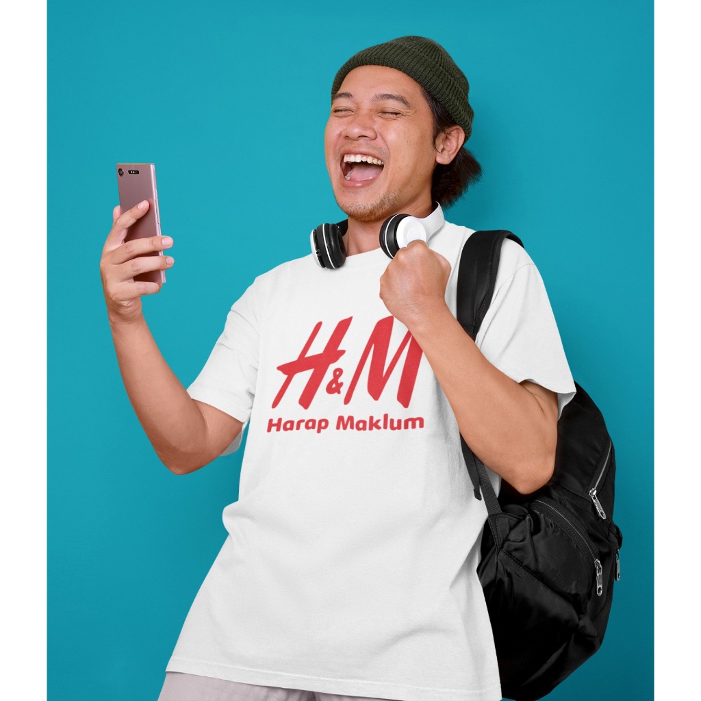 Kaos Desain H&M (Harap Maklum) Edric Tjandra