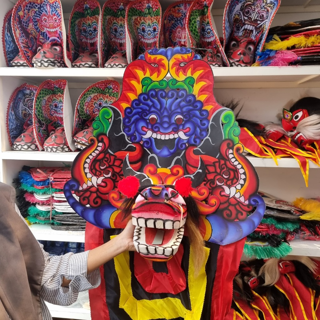 barongan full kayu dewasa/barongan caplokan/barongan caplokan