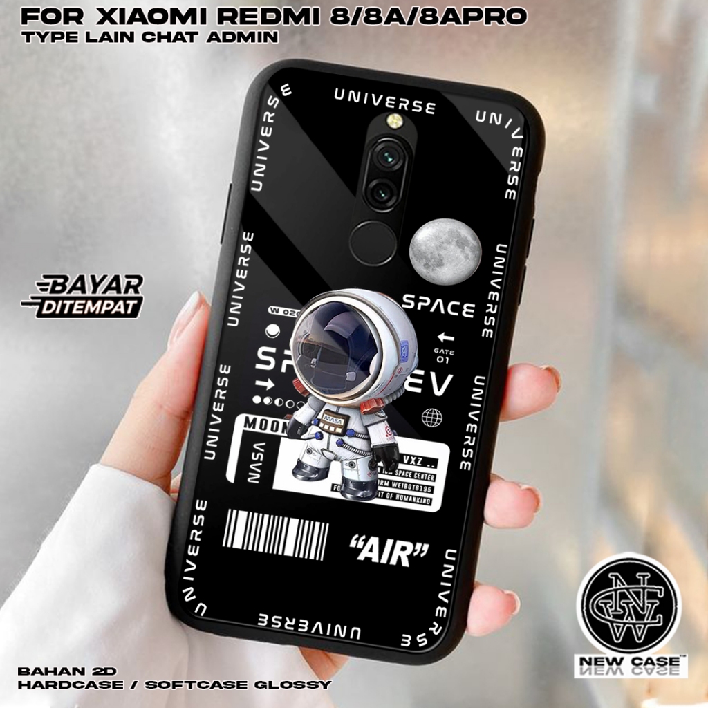 Lilystore- Case Xiaomi Redmi 8/8A/8A Pro - Casing Hp 2023 Case [ Astronot ] Silikon Hp Mewah -