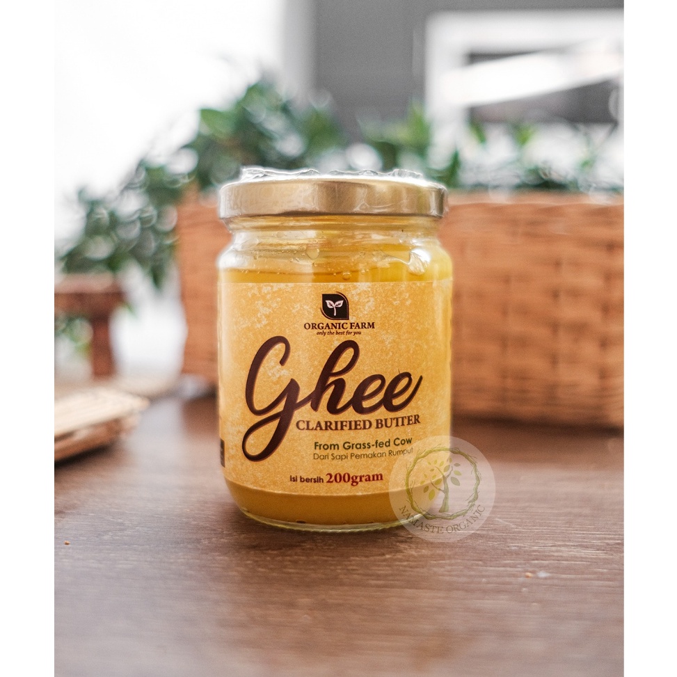 

[COD SK95] ORGANIC FARM GHEE - ORGANIC AND GRASS-FED CLARIFIED BUTTER 200GR Ready ㄏ■