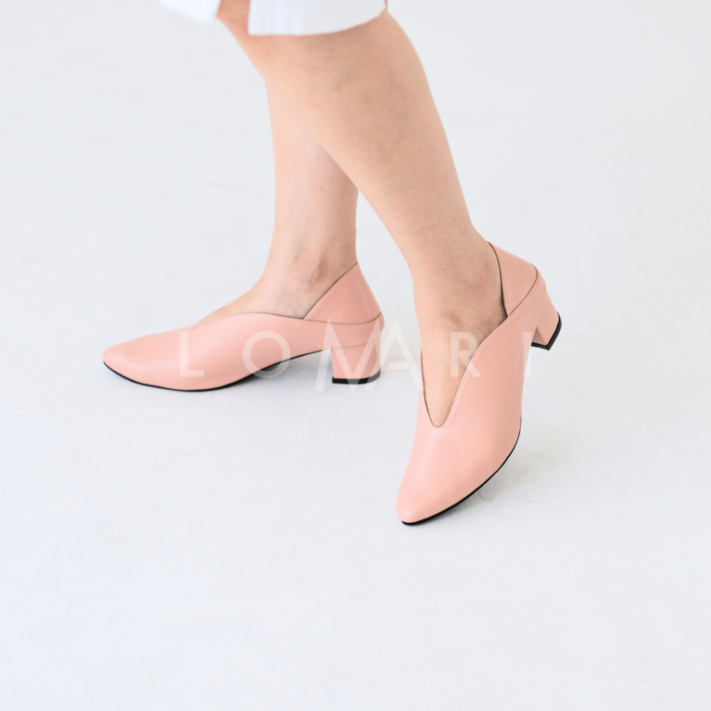 Tahan Lama Edith Series Lomari - Sepatu Heels Wanita Faux Leather