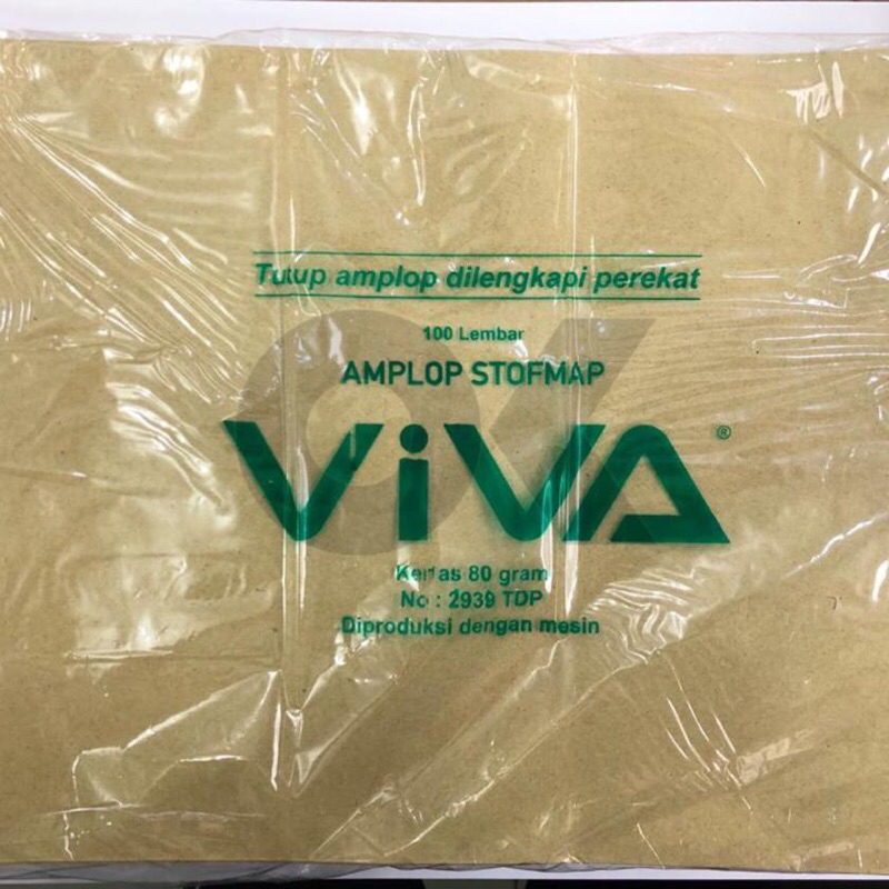 

Viva Amplop Coklat Stofmap (29cm x 39cm)