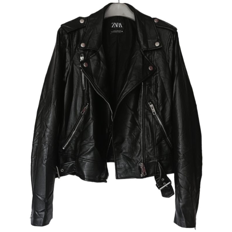 jacket kulit zara