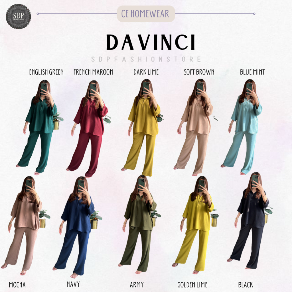 Oneset/ Setelan Davinci (Ce Homewear)