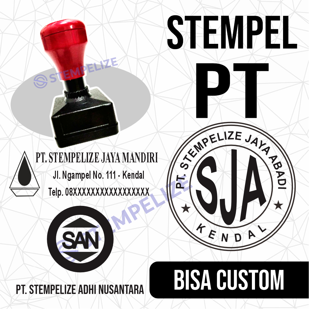 

Stempel Perusahaan PT Custom