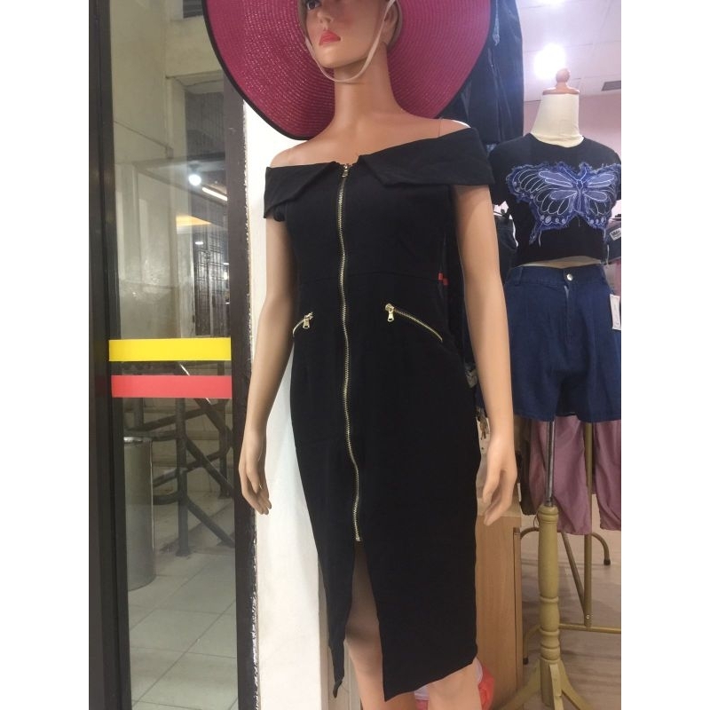 MONICA DRESS SABRINA FASHION SATIN LEMBUT