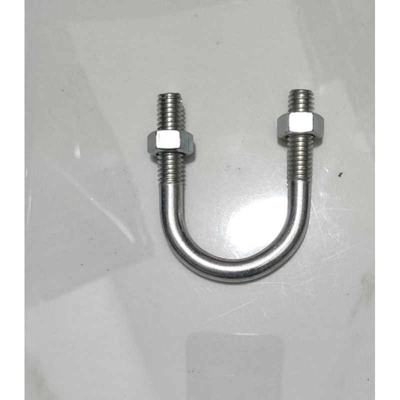 Ubolt/klem pipa galvanis 3/8x1"
