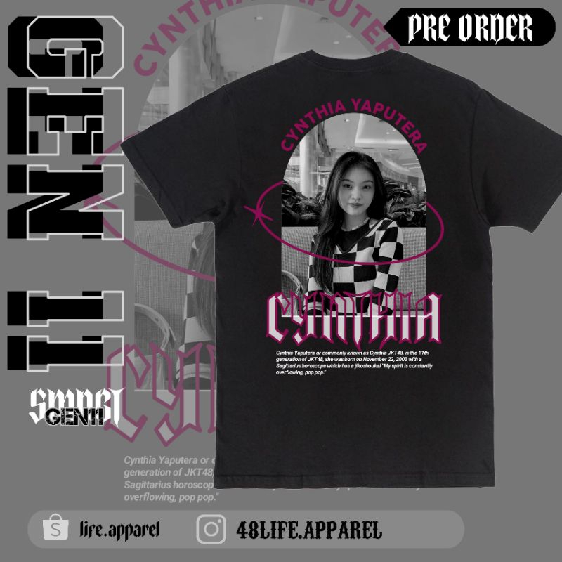 KAOS JKT48 / T-SHIRT CYNTHIA JKT48