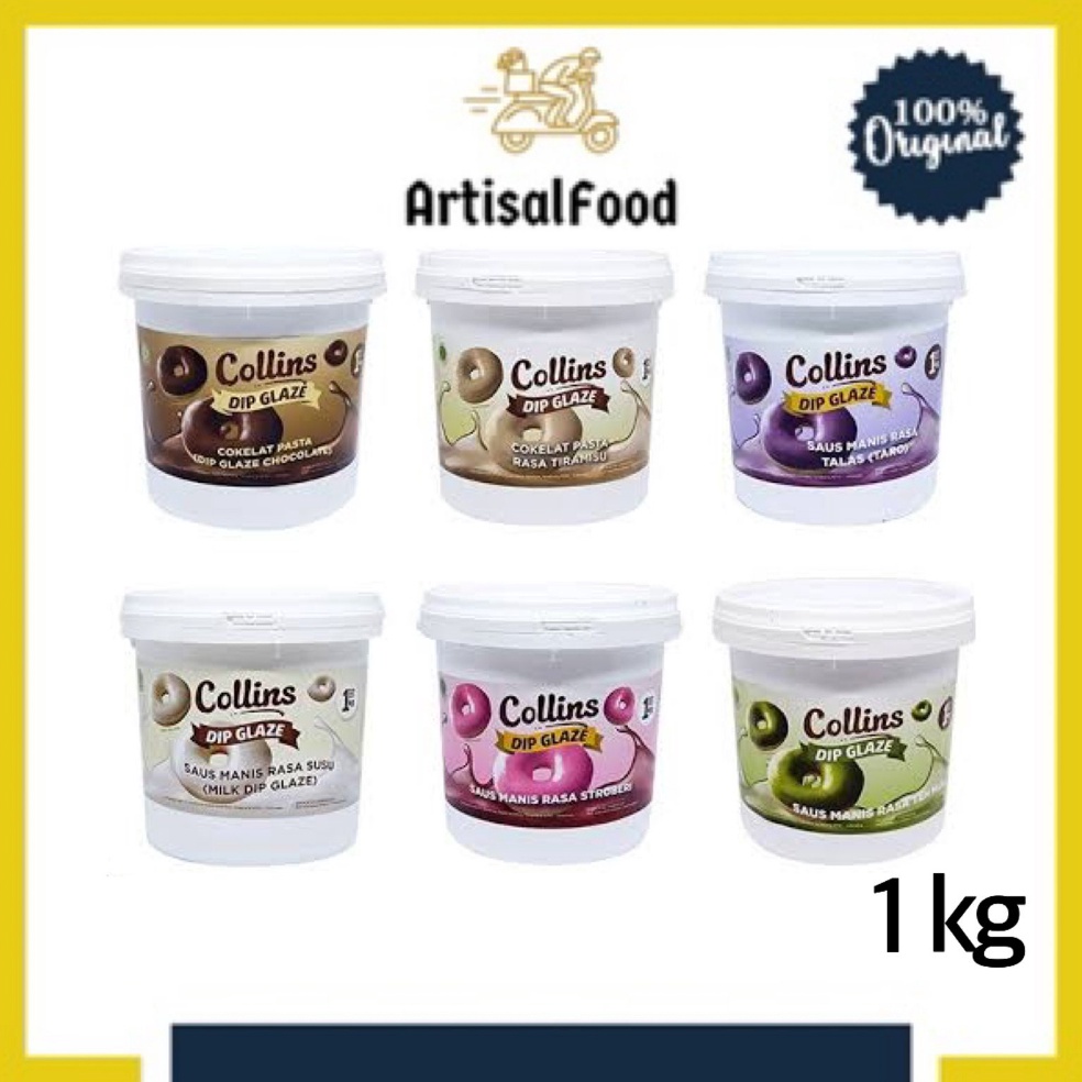 

[✉P11➤] dip glaze COLLIN PAIL KECIL 1kg ORI [200]