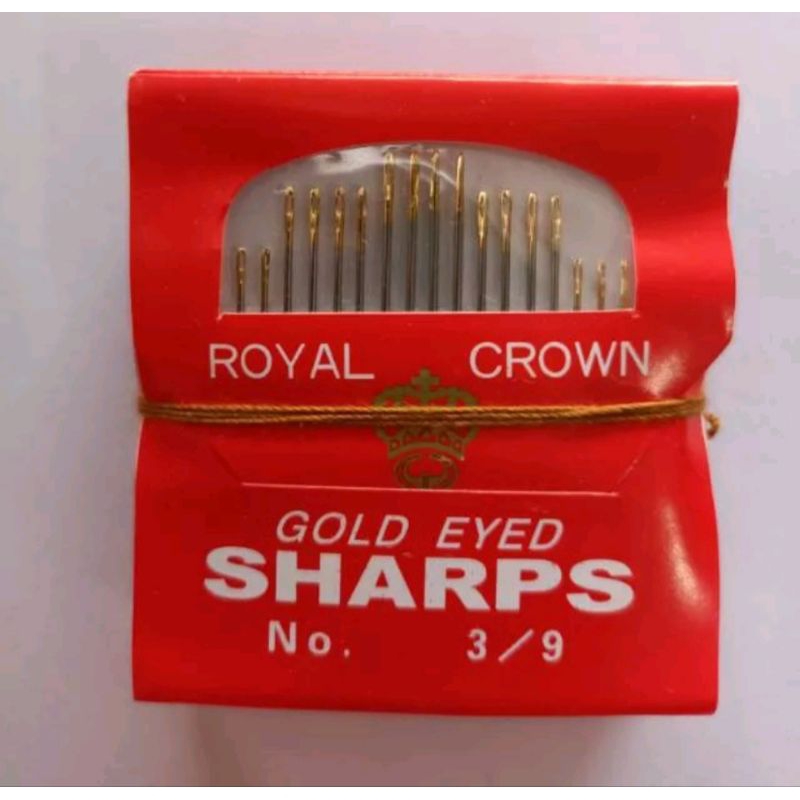 JARUM JAHIT JEPANG/JARUM JAIT TANGAN ANTI KARAT MERK SHARPS GOLD EYES