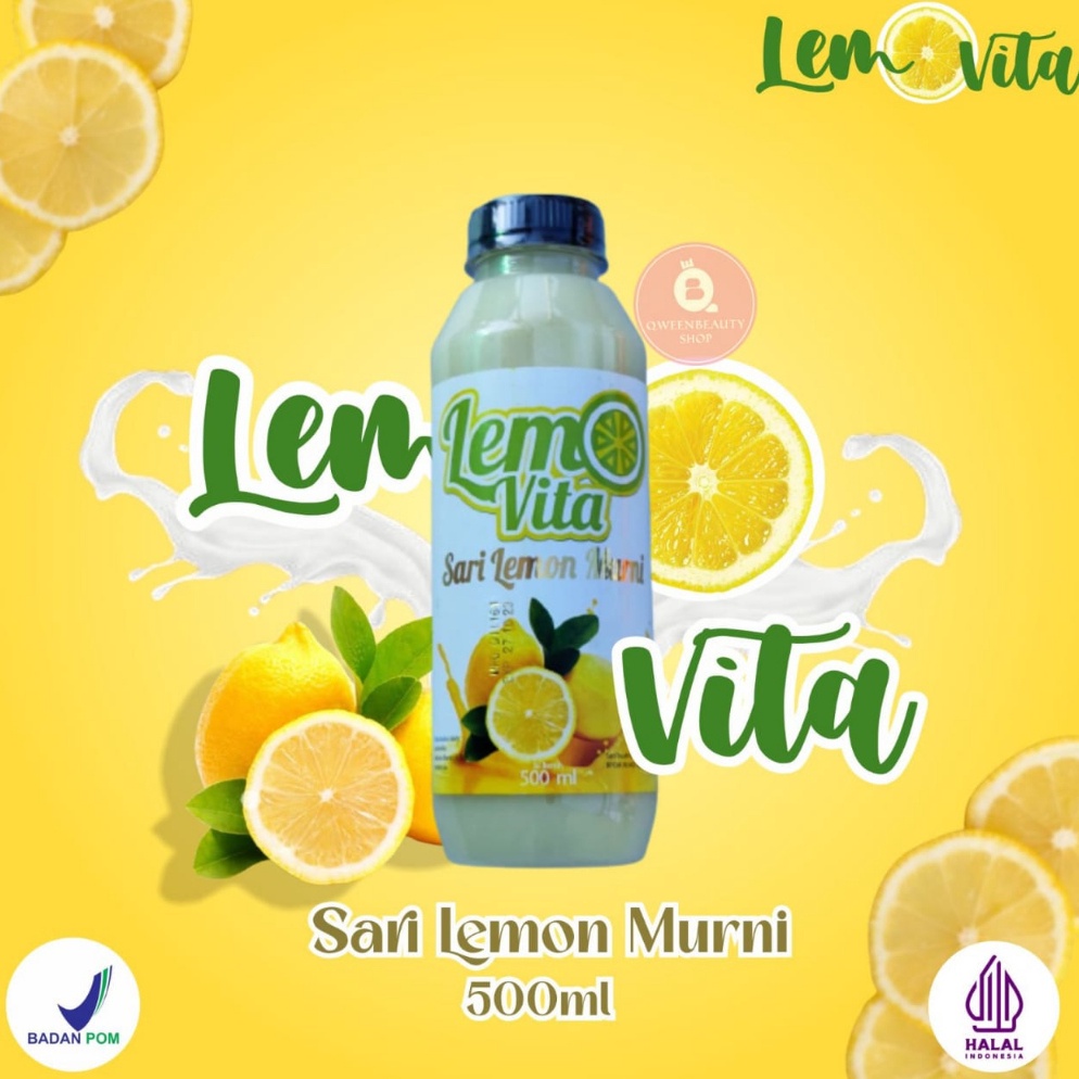 

[ 500ml ] BPOM LEMOVITA Sari Lemon Murni Jus Lemon 100% Murni Jus Diet ym0yk