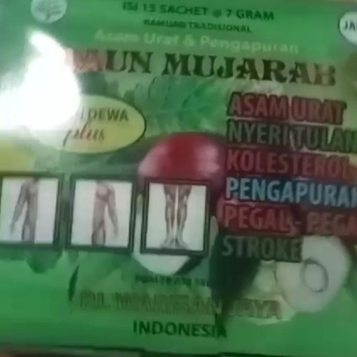 

[KODE PRODUK DCRHH6247] daun mujarab serbuk original kemasan terbaru mika isi 15 saset