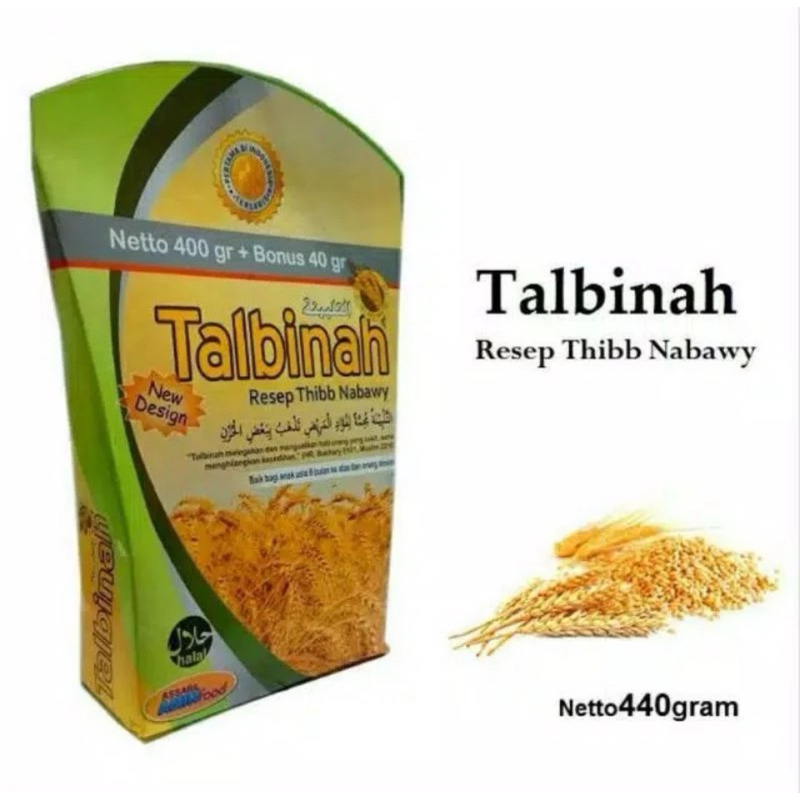 

Talbinah Tepung gandum 400gr Resep Thibb Nabawi ORIGINAL / Talbinah El Medinah Thibb Nabawy 500gr Atasi Maag dan Sakit Lambung