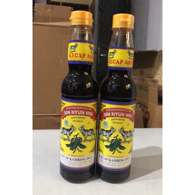 

[Produk BC86] Kecap Asin Kambing Dua / Kecap Asin Singkawang - Sin Nyun Hin 620ml 75