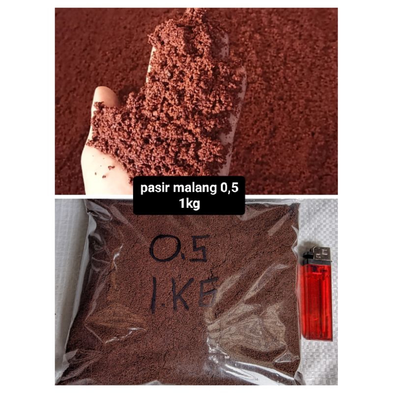 pasir malang merah no=0,5 (1kg)