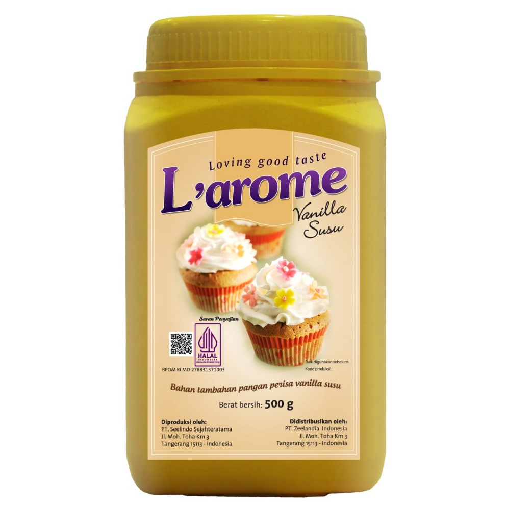 

[COD EN71] LArome Vanilla Susu 50gr - REPACK 95