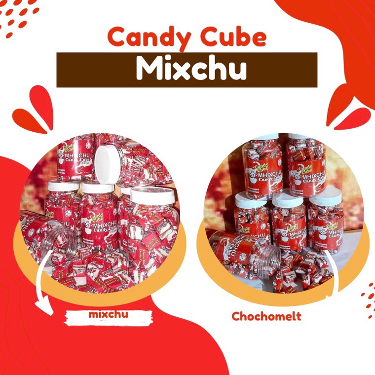 

!!QHD Permen cube MIXCHU isi 60pcs | Permen enak | Permen VIRAL Permen HITS| Bisa COD 34