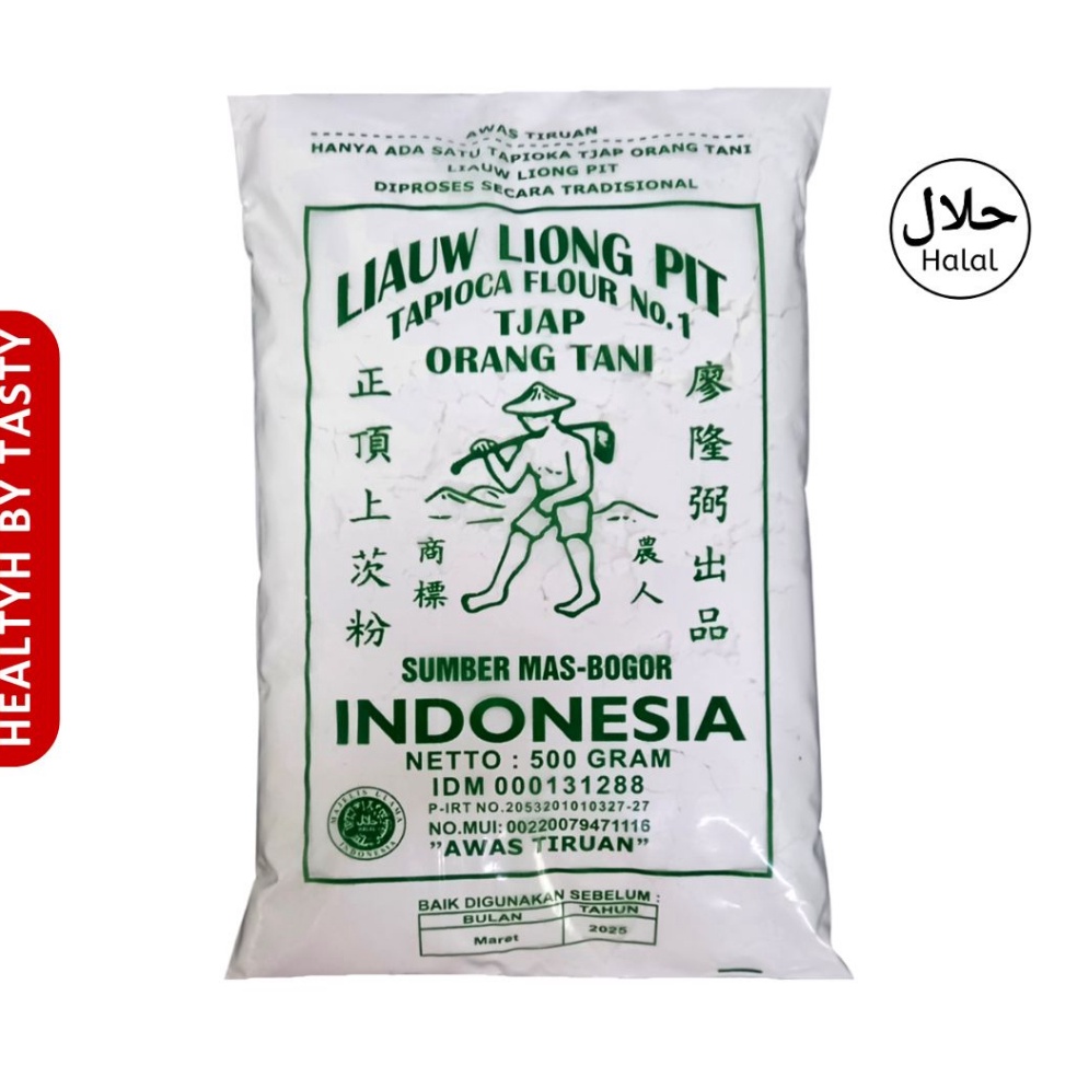 

Readii Stock Tepung Tapioka Sagu Tani Liauw Liong Pit Cap Orang Tani Weekday