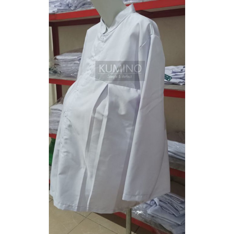 [✮N84➤] Seragam Hamil Perawat Seragam Hamil PNS Seragam Hamil Putih Baju Hamil Putih On Sale