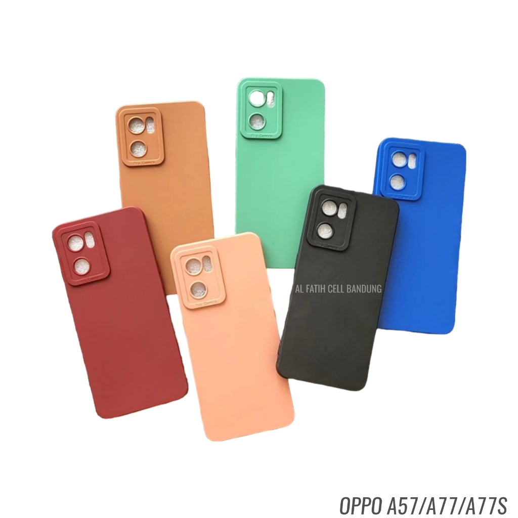 Case Oppo A77 A77S A57 Softcase Pro Camera - Candy Case - Casing Macaron - Case Polos