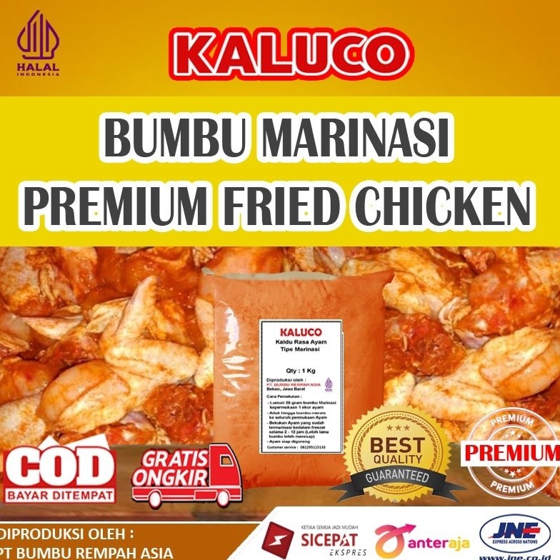 

[Produk YC94] Paket 1/2kg Bumbu Marinasi Fried Chicken dan 1/2kg Biang Tepung Fried chicken a70sc