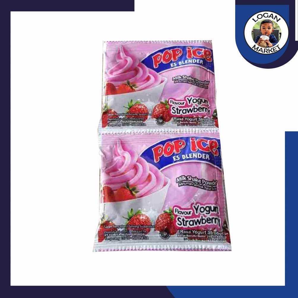 

Pop Ice Es Blender Yogurt Strawberry Renceng 10 Pcs Sachet 25gram 44