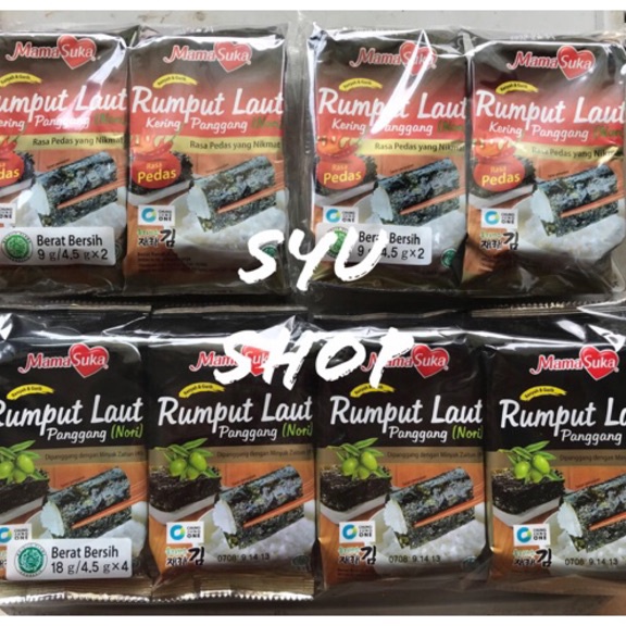 

[KODE YAZZ9] Rumput laut mama suka mamasuka family package 8’s
