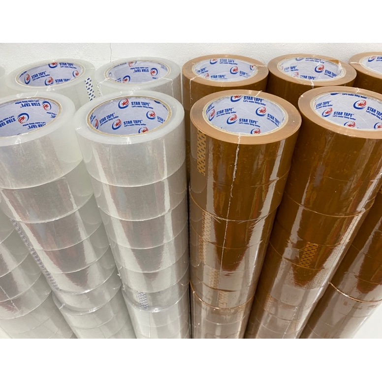 

[♟O78\] LAKBAN ( 6 PCS ) 100 YARD X 45MM (2 INCH) CLEAR ( BENING) & COKLAT LENGKET STAR TAPE KUALITAS TERBAIK MURAH #lakban #isolasi #selotip #tapeperekat #pengikatpelengket #lakbanmurah #lakbanopp #lakbankualitasterbaik #perlengkapankantor New Produc