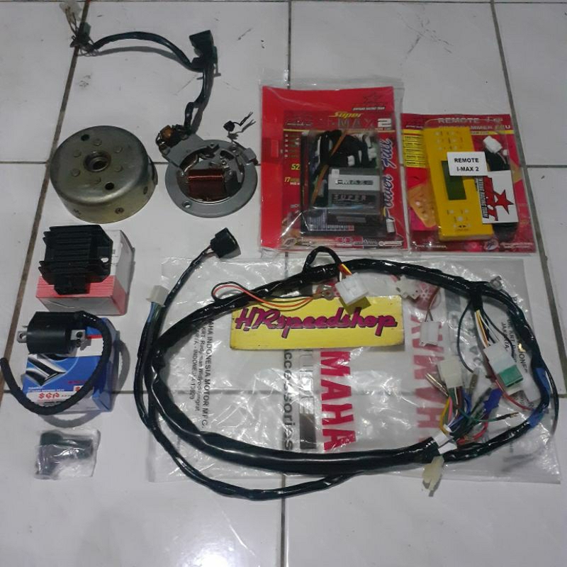 CDI Racing yamaha Rxz Rzr BRT imax2 52step + Remote Paket lengkap