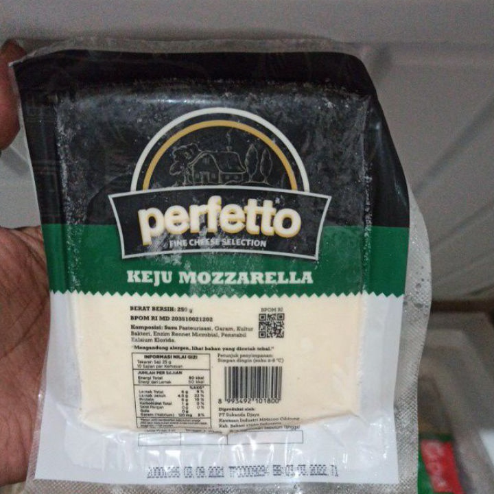 

[KODE 9MJFA] perfetto keju mozzarella