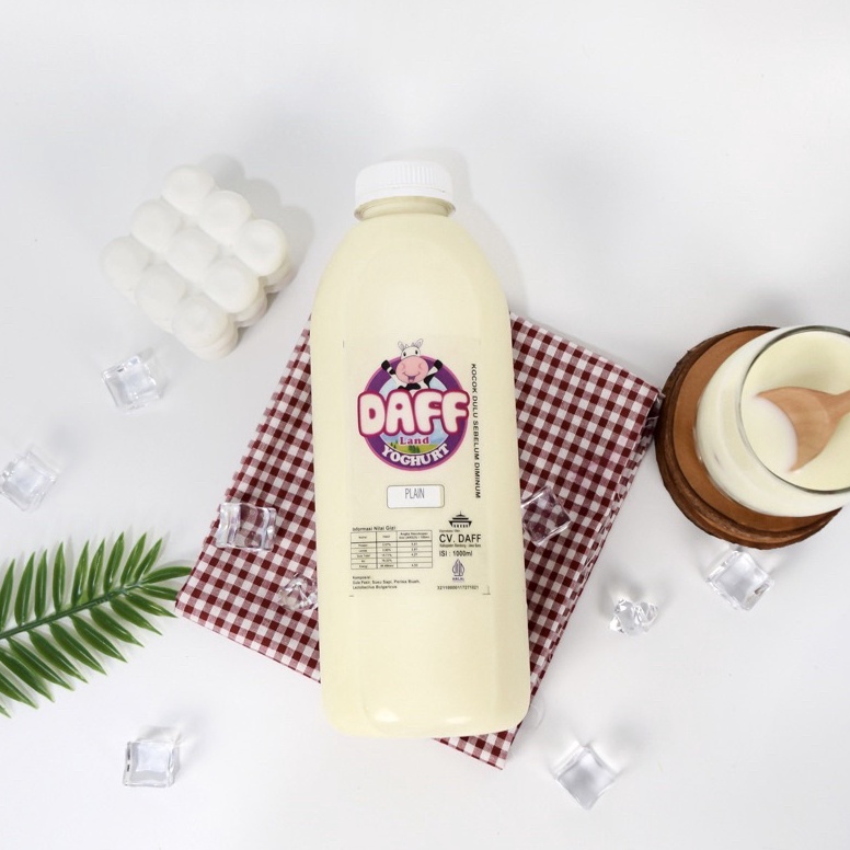 

Buru4n Beli (BPOM) YOGHURT PLAIN 1 LITER | HOMEMADE BY DAFF YOGHURT | YOGURT KENTAL [248]