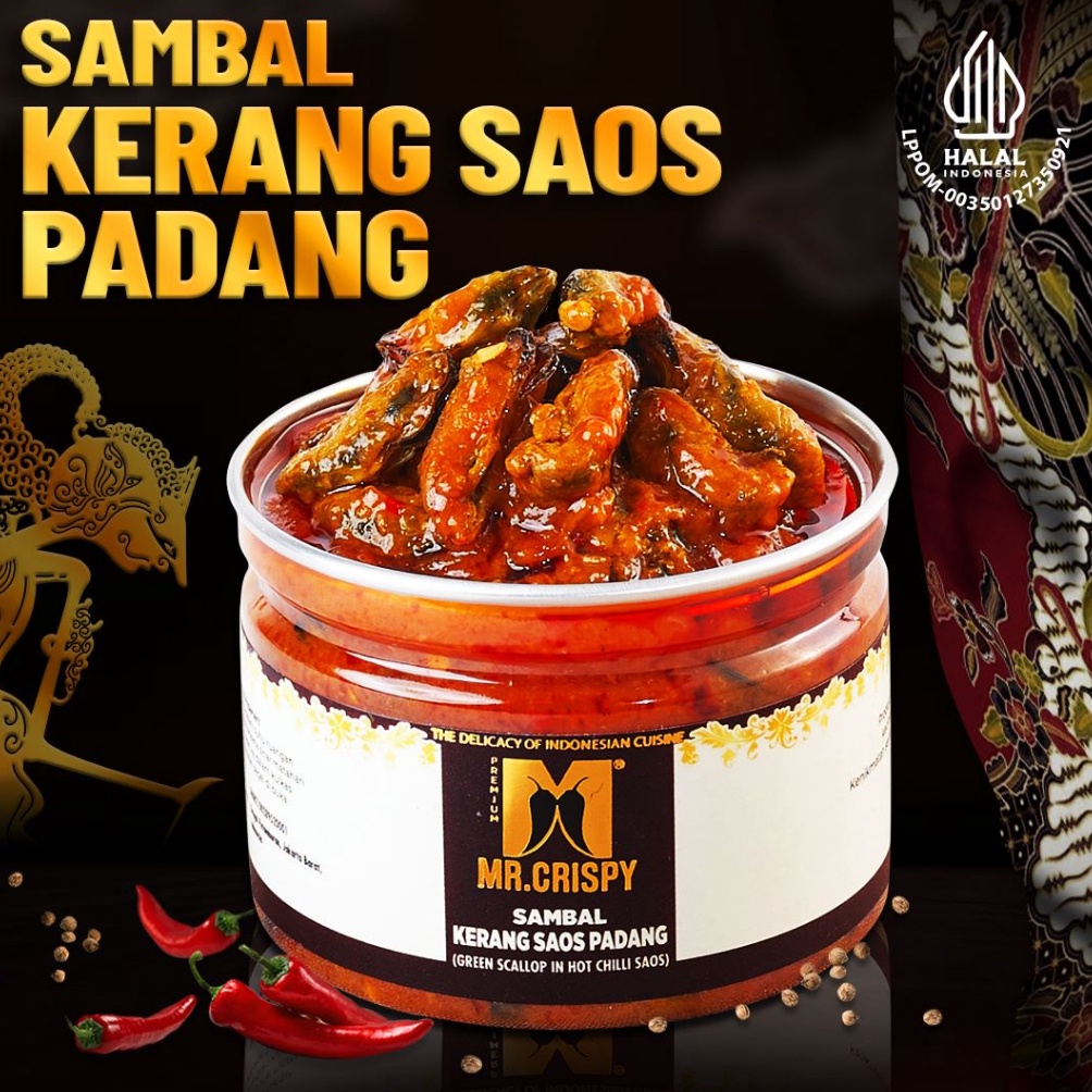 

D!skon Sambal Kerang Saos Padang/Sambel Mr. Crispy Buruan Serbu