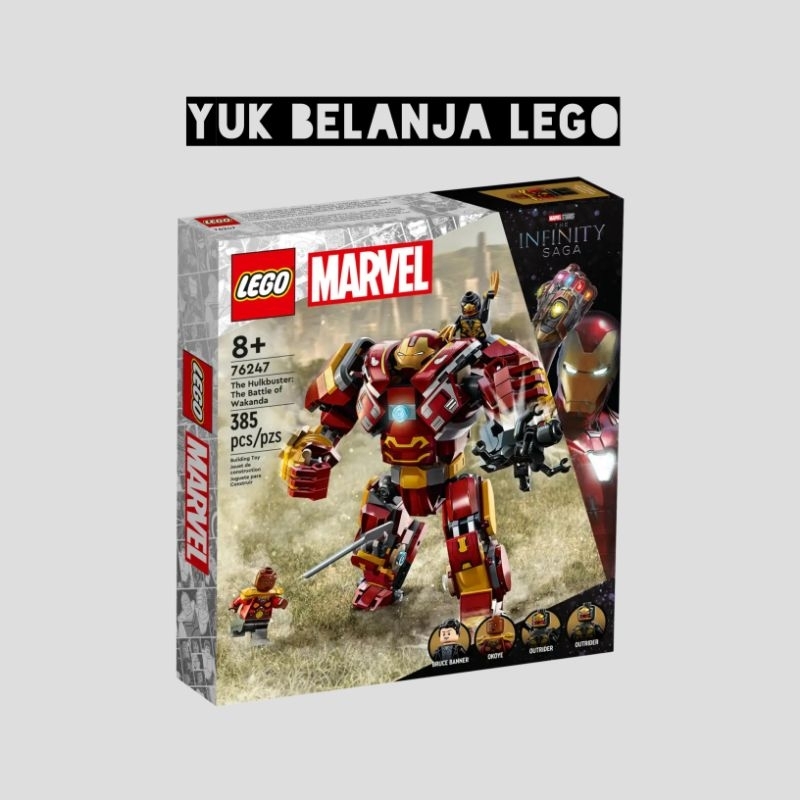 LEGO Marvel 76247 The Hulkbuster - The Battle of Wakanda (385 pieces)