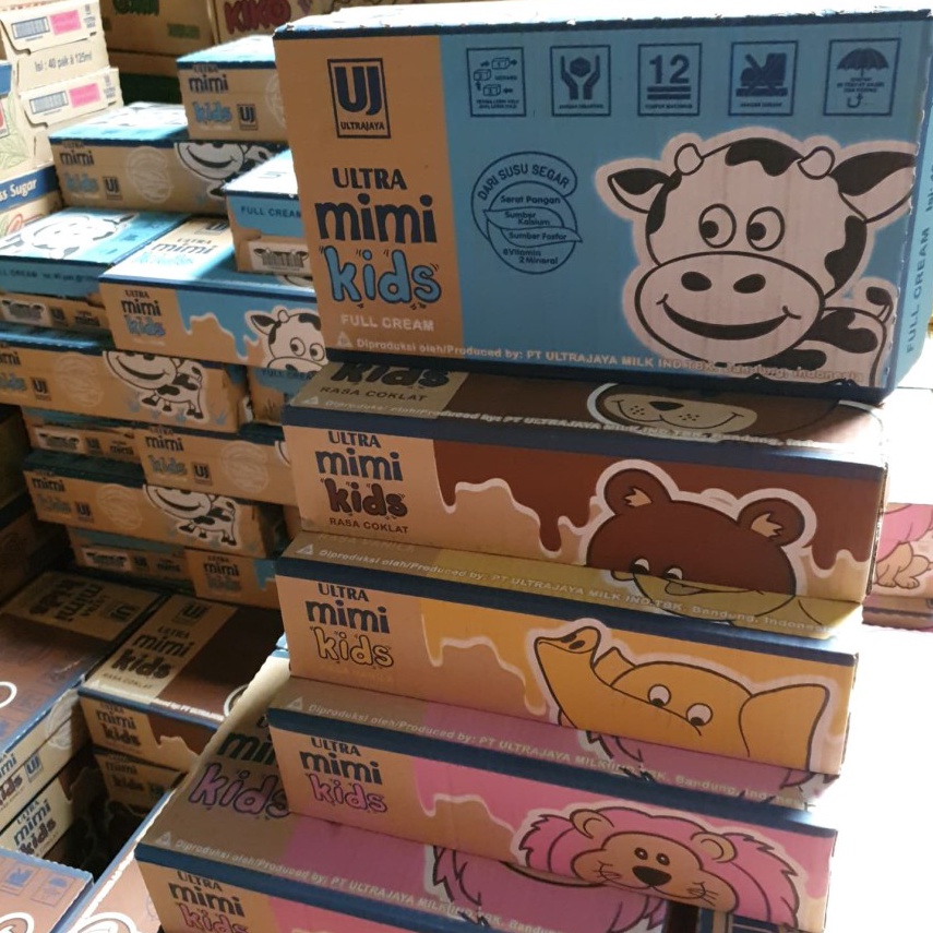 

[☾K53\] ed 06.24 ( MIMI ) CTN 40*125ML - SUSU ULTRA MIMI 125ML / SUSU UHT - LIVESUSU Ready Gan