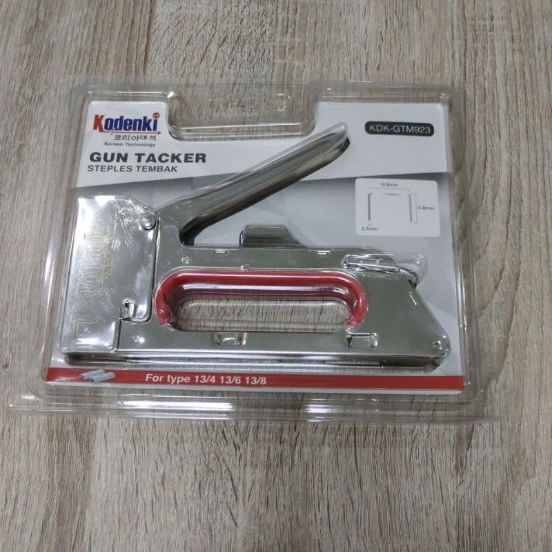 

HEKTER TEMBAK KODENKI GTM 923/ GUN TACKER STEPLES TEMBAK KODENKI