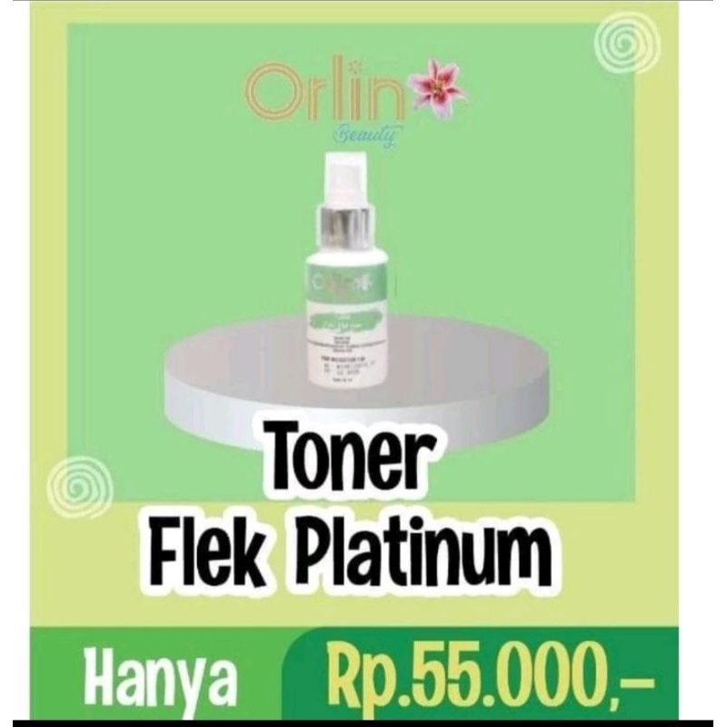 ORLIN BEAUTY/TONER FLEK ORLIN/TONER FLEK PLATINUM/TONER/SKINCARE ORLIN BEAUTY