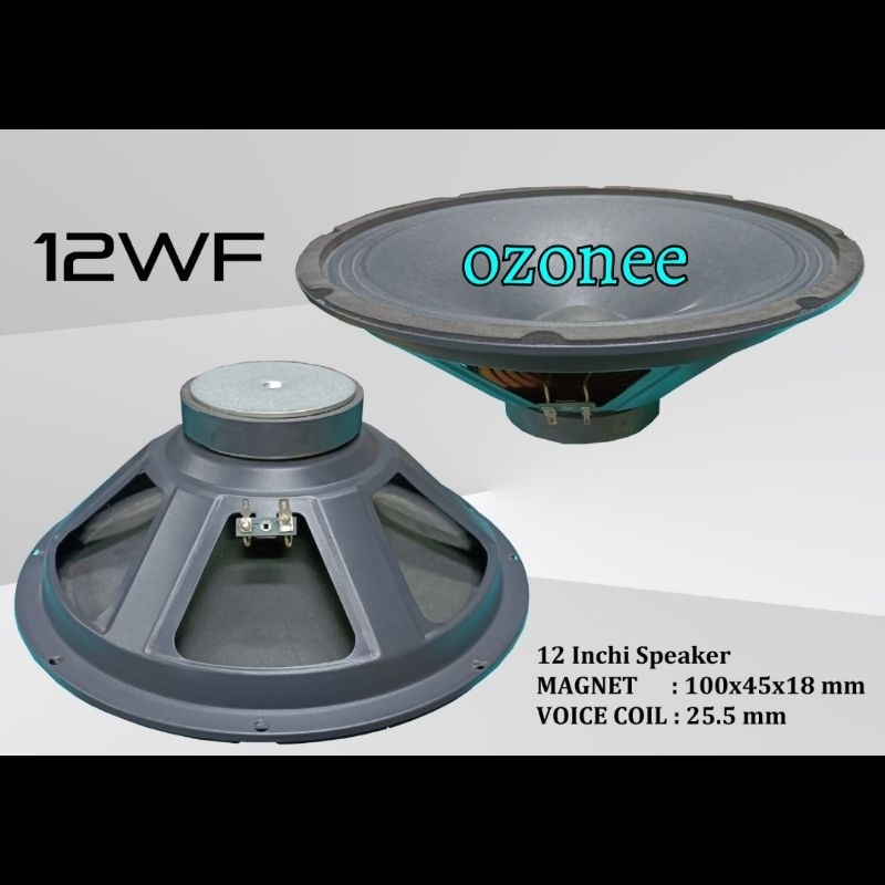 Speaker 12 Inch 12WF Speaker Komponen12 WF Komponen Speaker Woofer