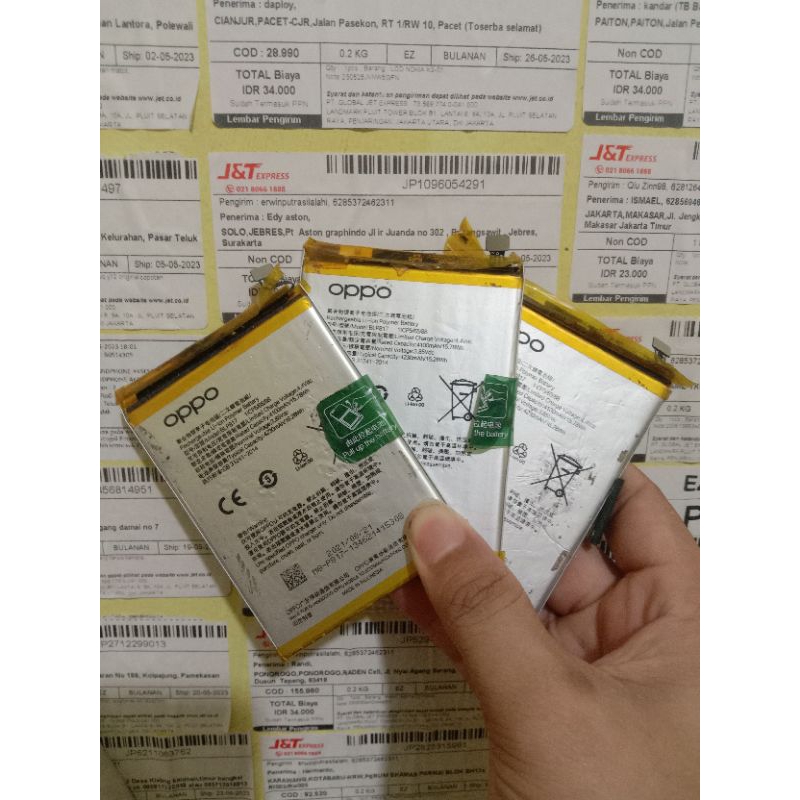 BATREI OPPO A15/A15S/A12/A11K BLP817 ori COPOTAN